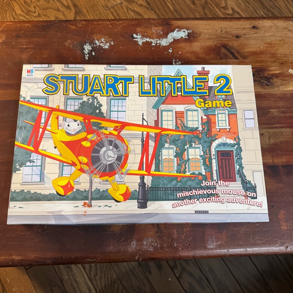 Stuart Little 2 board game. Age 6+ 2-4 players family game night